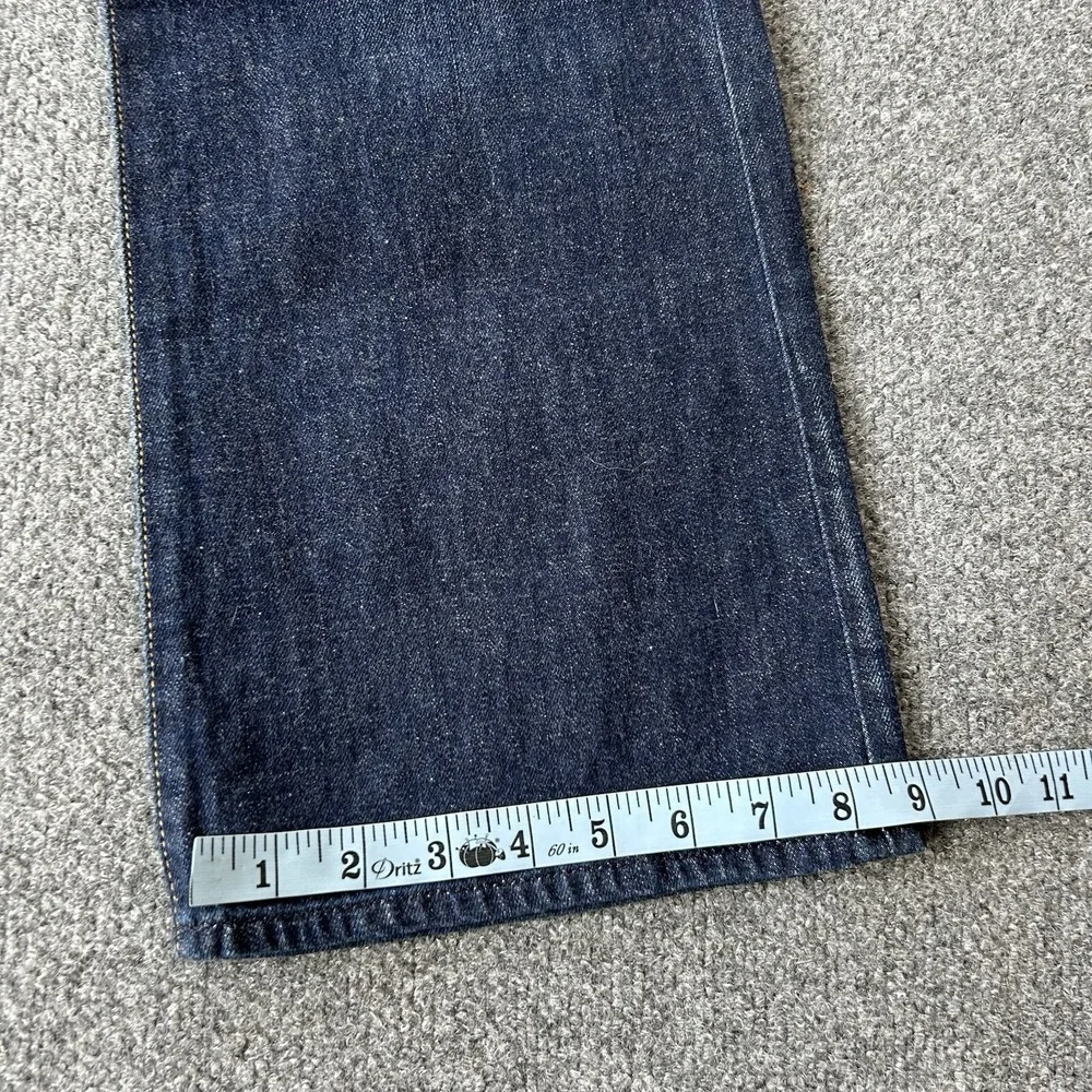 JCrew Jeans Womens 33S 36 X 31 Boot Cut Dark Wash‎ Stretch Denim USA Made